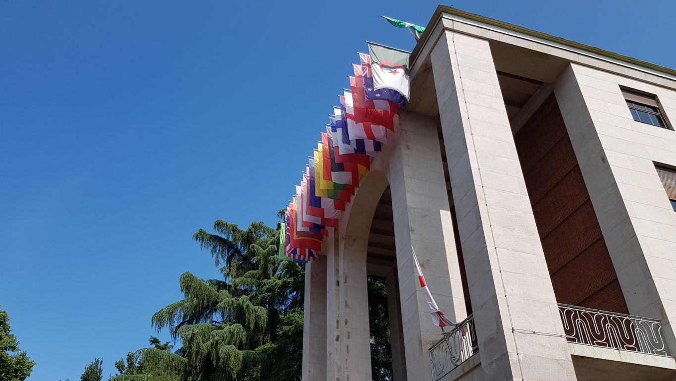 L'ingresso della Triennale di Milano